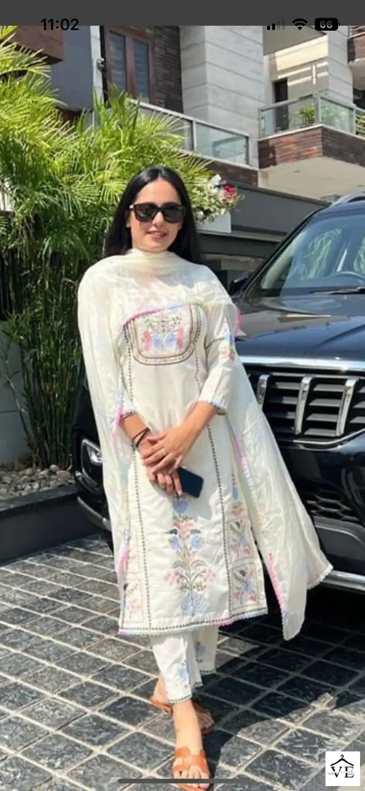 Afsana Gunjan Faux Georgette Wholesale Designer Pakistani Readymade Salwar Suit Catalog — Wholesale Salwar Suits, MPA wholesale from Surat - Gallery Image 2