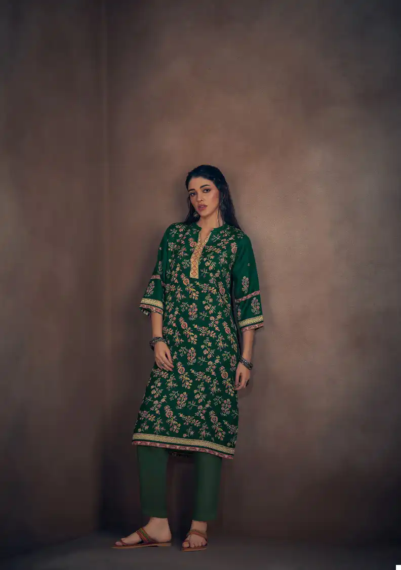 VE Ghazal Pashmina Wholesale Winter Special Kurtis Catalog — Wholesale Kurtis, MPA wholesale from Surat - Gallery Image 5