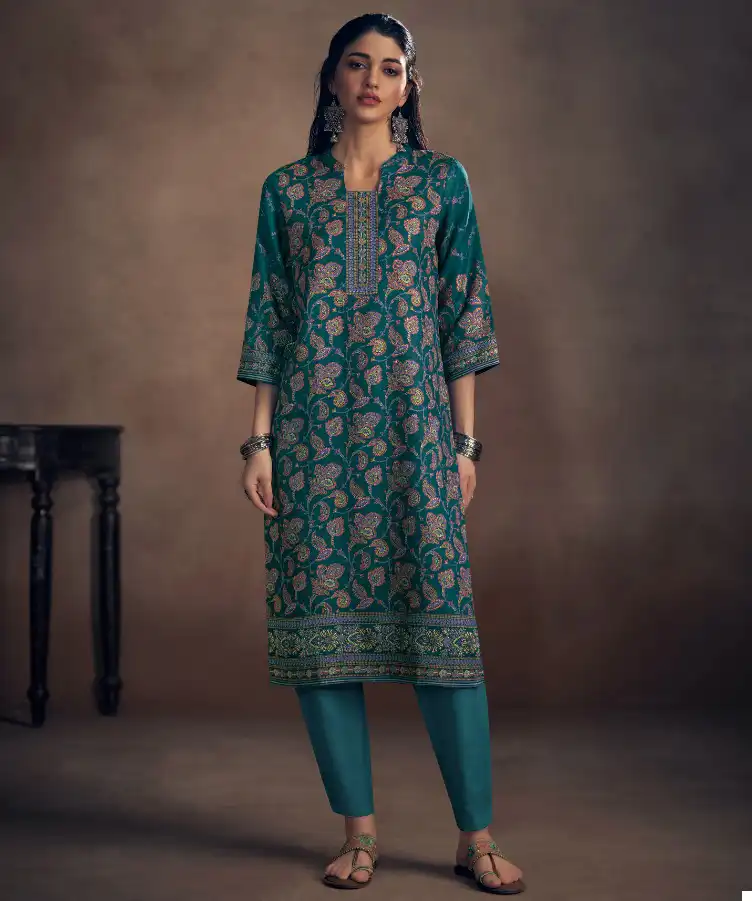 VE Ghazal Pashmina Wholesale Winter Special Kurtis Catalog — Wholesale Kurtis, MPA wholesale from Surat — view 1