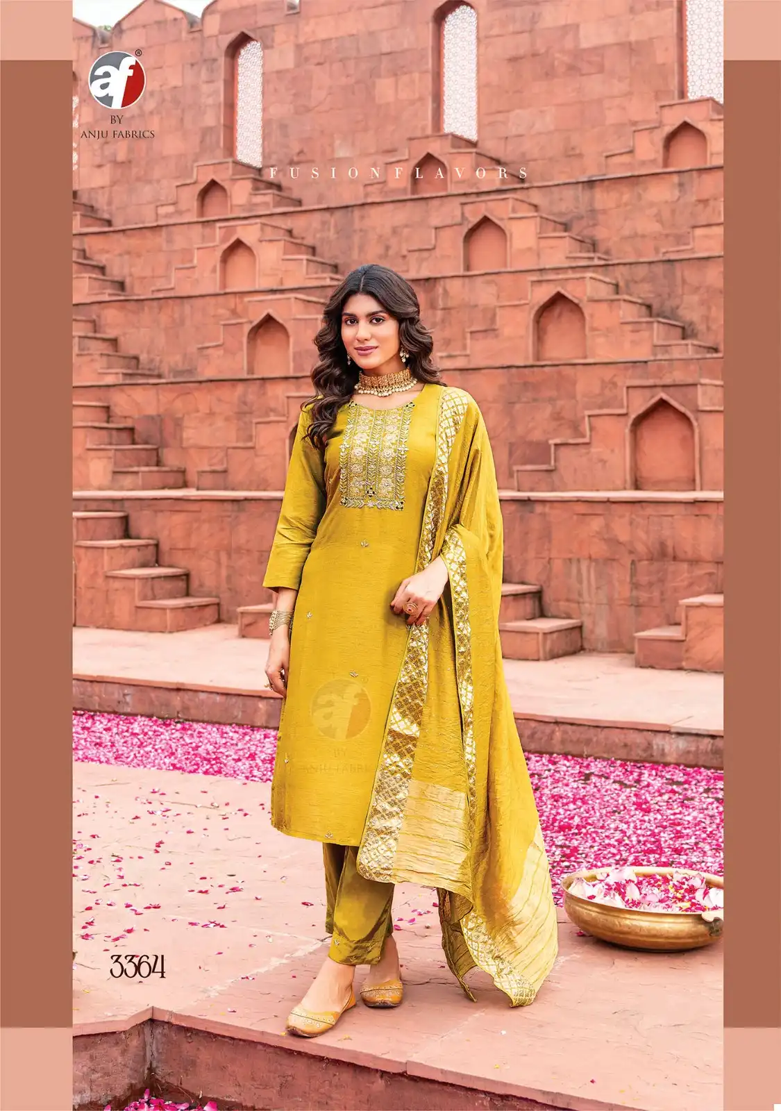 Anju Fabrics Ghunghat Vol 9 Pure Dola Silk Wholesale Readymade Suits Catalog — Wholesale Salwar Suits, MPA wholesale from Surat - Gallery Image 4