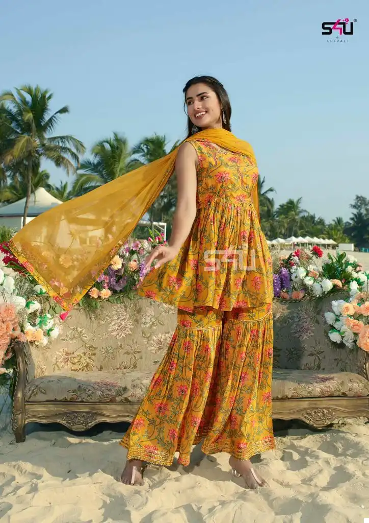 S4U Gulabo Vol 4 Cotton /Rayon Wholesale Readymade Suit Catalog — Wholesale Salwar Suits, MPA wholesale from Surat - Gallery Image 2