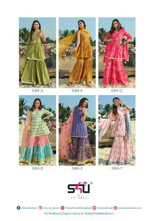 S4U Gulabo Vol 4 Cotton /Rayon Wholesale Readymade Suit Catalog — Wholesale Salwar Suits, MPA wholesale from Surat — view 7