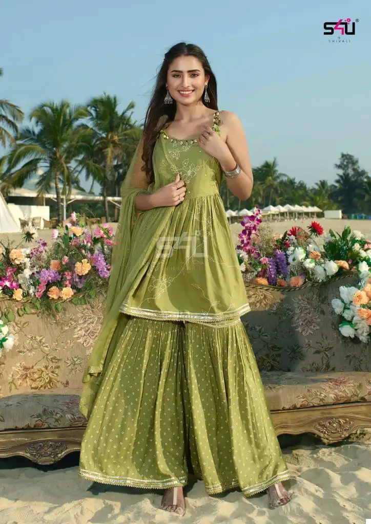 S4U Gulabo Vol 4 Cotton /Rayon Wholesale Readymade Suit Catalog — Wholesale Salwar Suits, MPA wholesale from Surat - Gallery Image 3