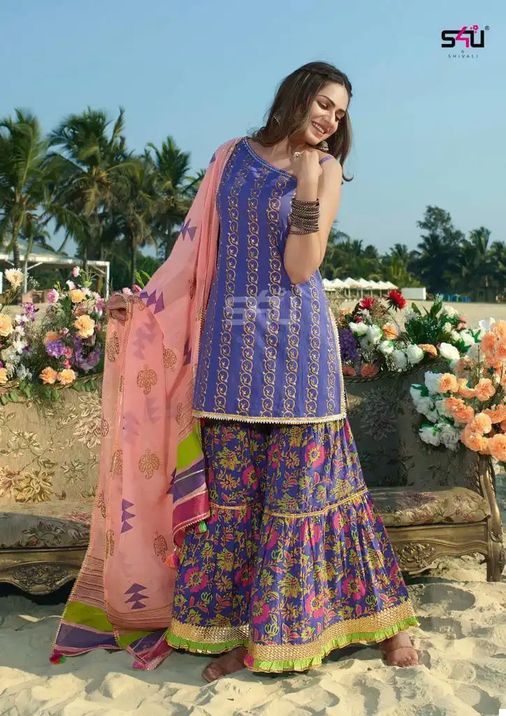 S4U Gulabo Vol 4 Cotton /Rayon Wholesale Readymade Suit Catalog — Wholesale Salwar Suits, MPA wholesale from Surat - Gallery Image 6