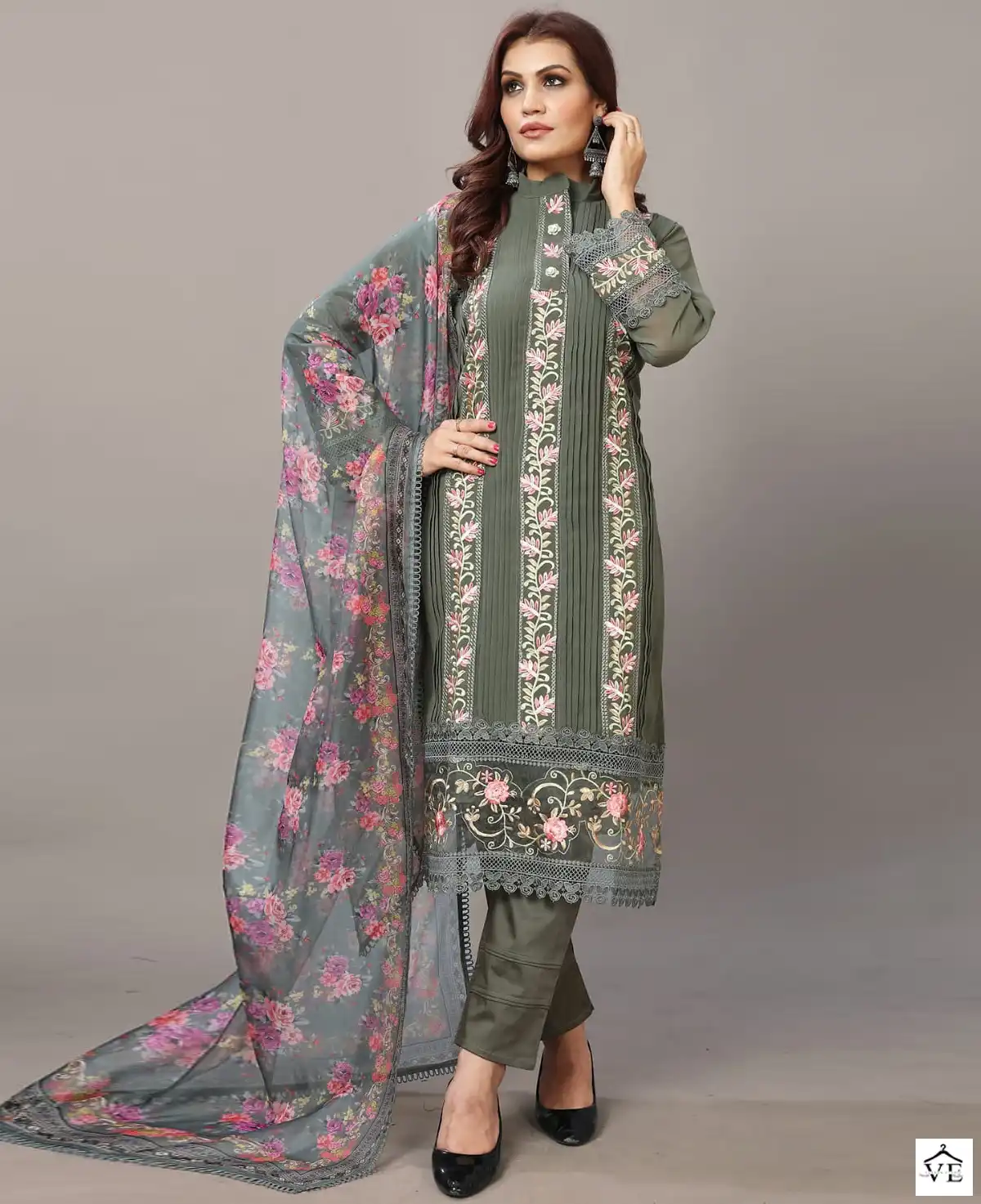 Vardan Ethnic Gulnaz Signature Pure Heavy Georgette Wholesale Designer Pakistani Readymade Salwar Suit Catalog — Wholesale Salwar Suits, MPA wholesale from Surat — view 1
