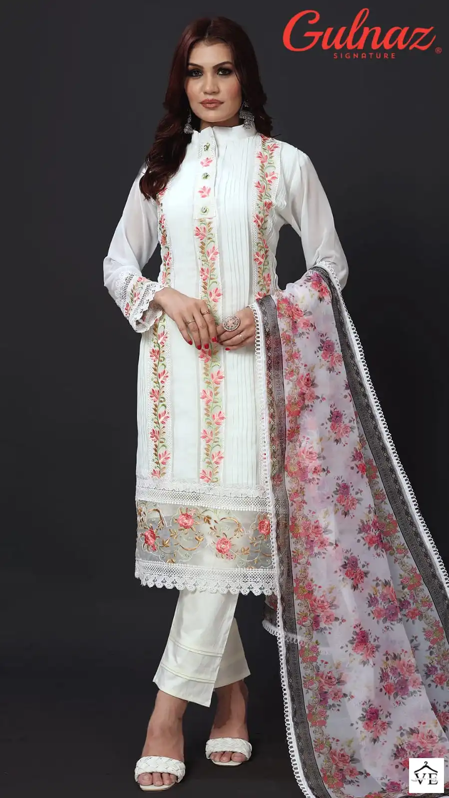 Vardan Ethnic Gulnaz Signature Pure Heavy Georgette Wholesale Designer Pakistani Readymade Salwar Suit Catalog — Wholesale Salwar Suits, MPA wholesale from Surat - Gallery Image 2