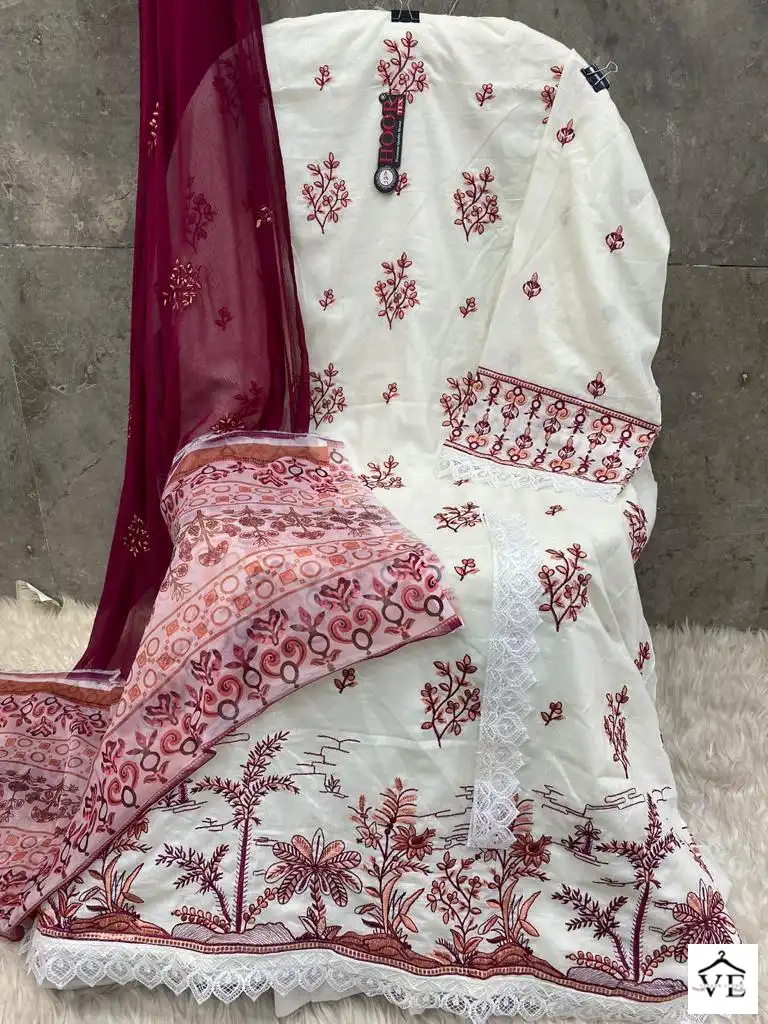 Hoor Tex H 129 Heavy Cotton Wholesale Pakistani Salwar Suit — Wholesale Salwar Suits, MPA wholesale from Surat — view 2