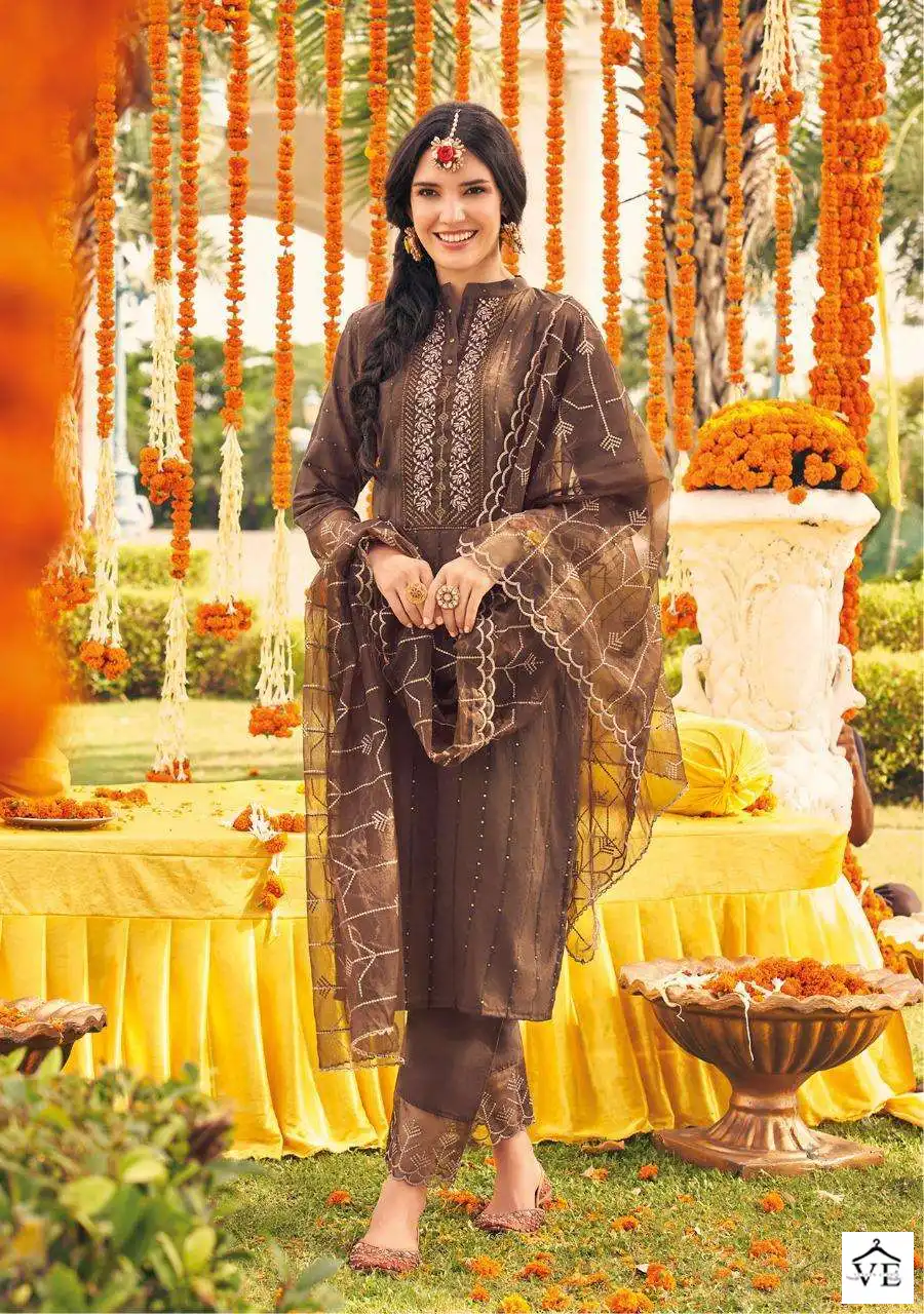 Kalki Fashion Haldi Mahendi Vol 4 Pure Viscose Wholesale Designer Readymade Salwar Suit Catalog — Wholesale Salwar Suits, MPA wholesale from Surat - Gallery Image 3