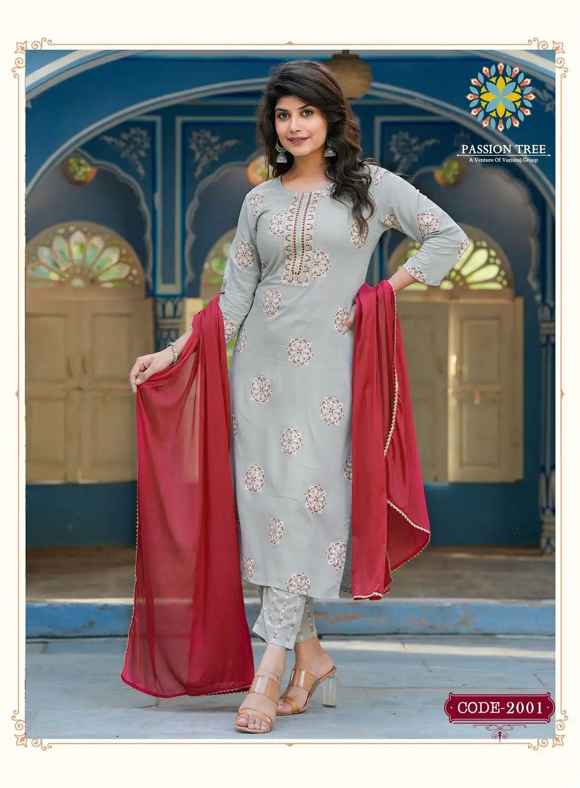 Passion Tree Harvi Vol-2 Rayon Wholesale Readymade Suits Catalog - 8 Pcs Set — Wholesale Salwar Suits, MPA wholesale from Surat - Gallery Image 3