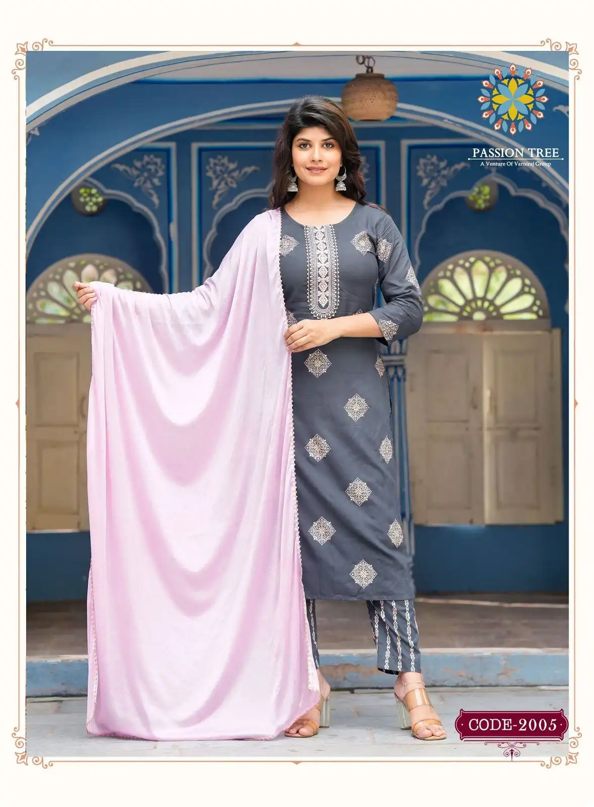 Passion Tree Harvi Vol-2 Rayon Wholesale Readymade Suits Catalog - 8 Pcs Set — Wholesale Salwar Suits, MPA wholesale from Surat - Gallery Image 7
