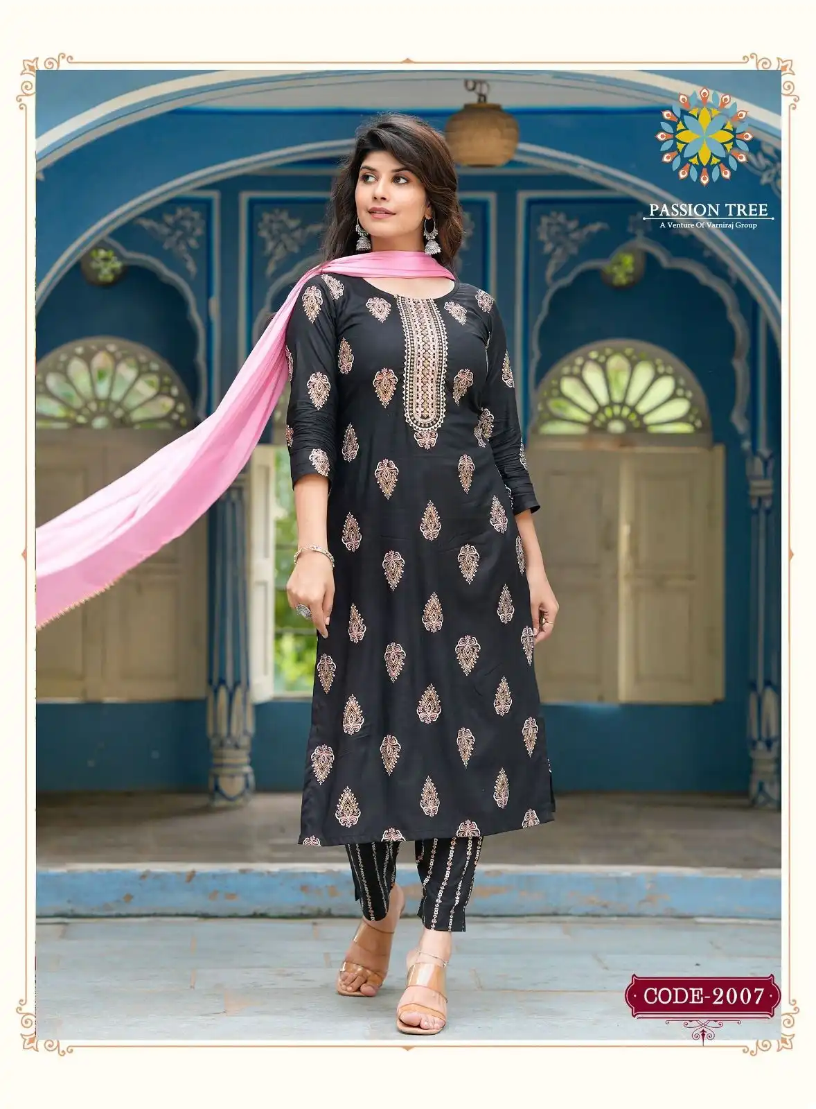 Passion Tree Harvi Vol-2 Rayon Wholesale Readymade Suits Catalog - 8 Pcs Set — Wholesale Salwar Suits, MPA wholesale from Surat - Gallery Image 2