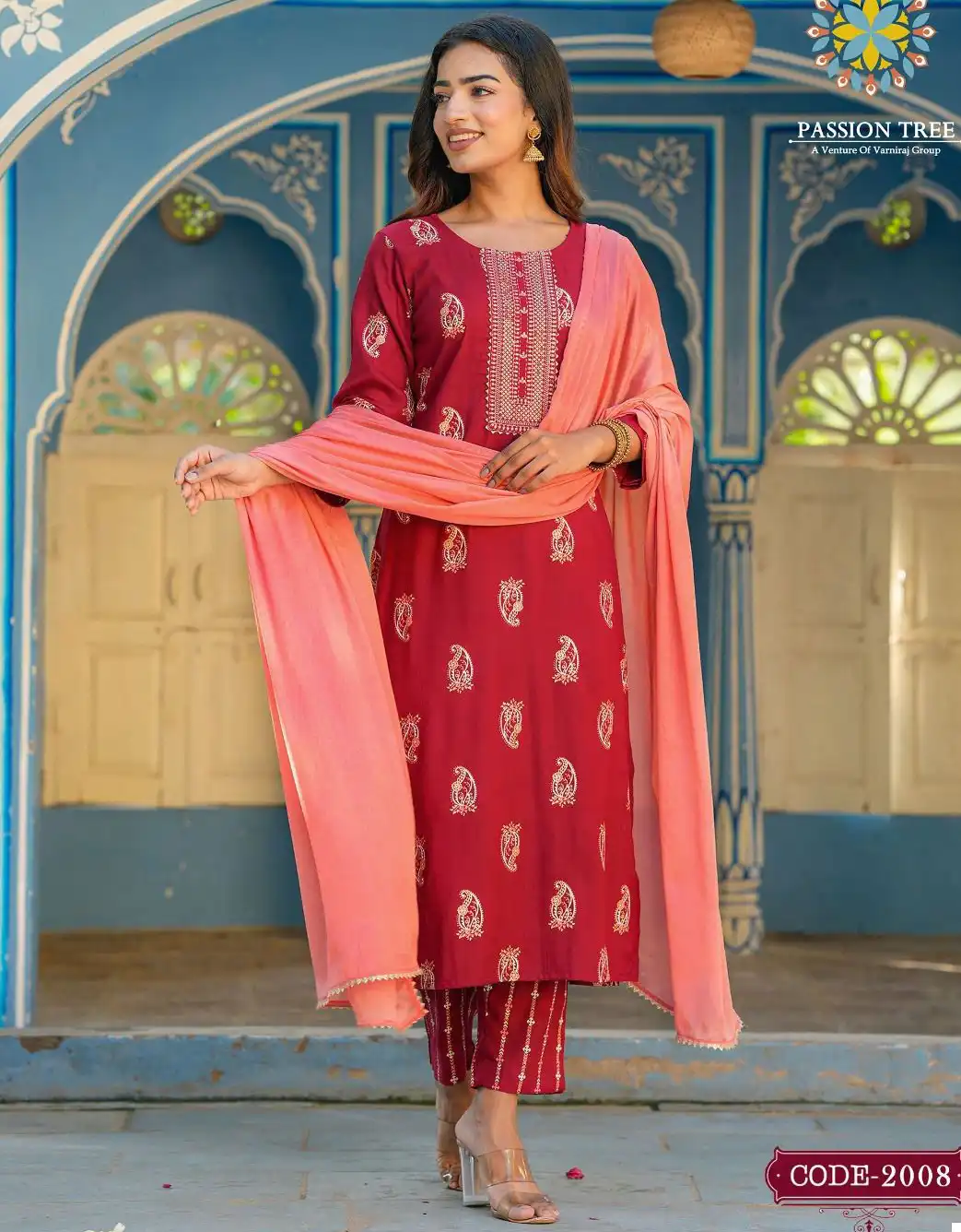 Passion Tree Harvi Vol-2 Rayon Wholesale Readymade Suits Catalog - 8 Pcs Set — Wholesale Salwar Suits, MPA wholesale from Surat — view 1