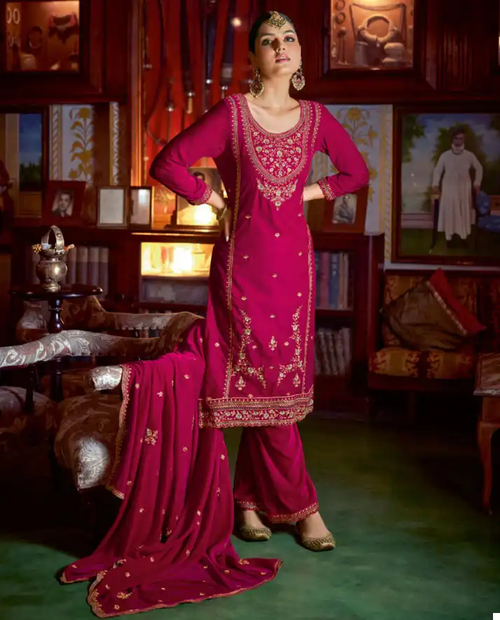Alok Suits Heritage Premium Velvet Wholesale Winter Wear Suits Catalog — Wholesale Salwar Suits, Alok Suit wholesale from Surat — view 1