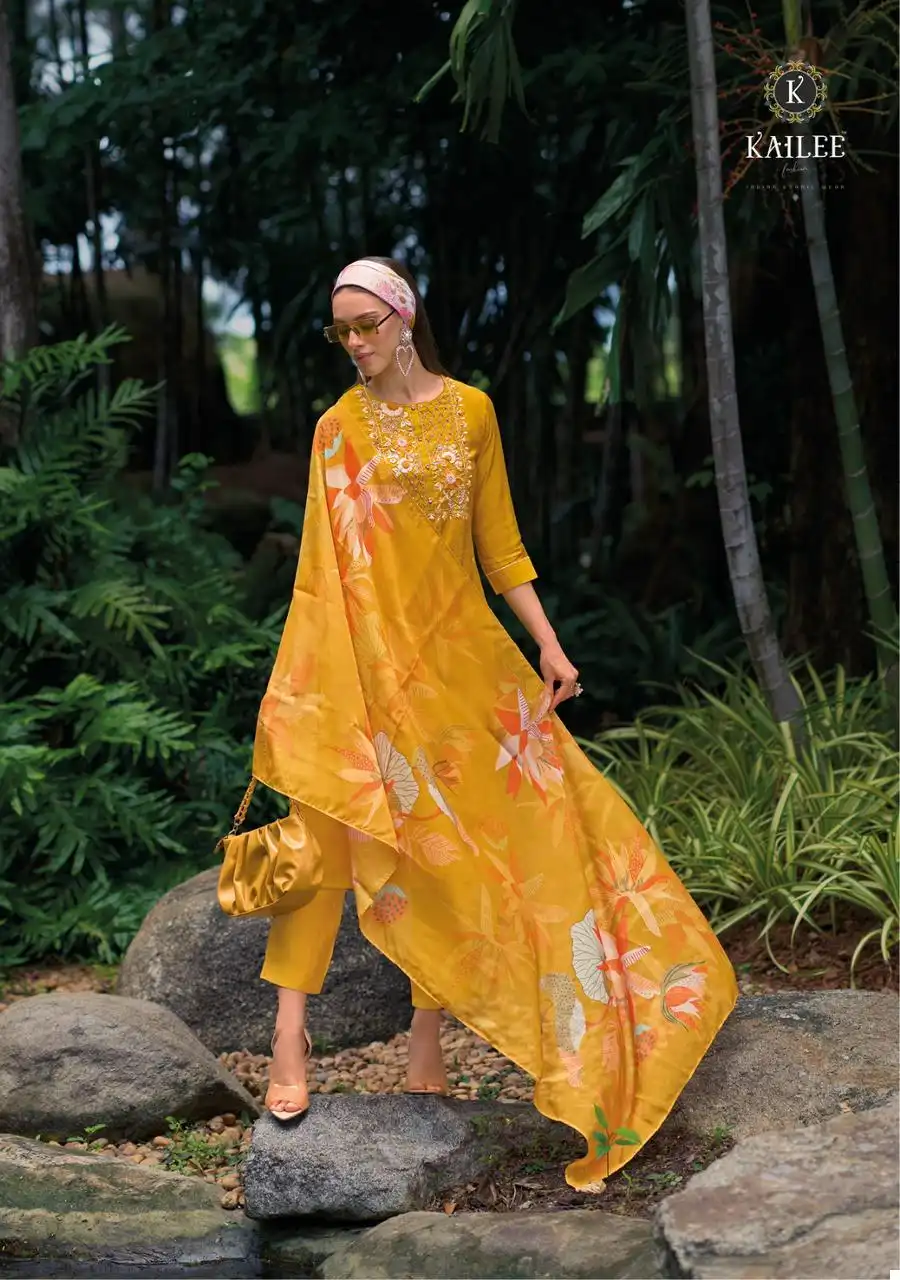 Kailee Fashion Humsafar Pure Viscose Silk Wholesale Readymade Suits Catalog — Wholesale Salwar Suits, Kailee Fashion wholesale from Surat - Gallery Image 2