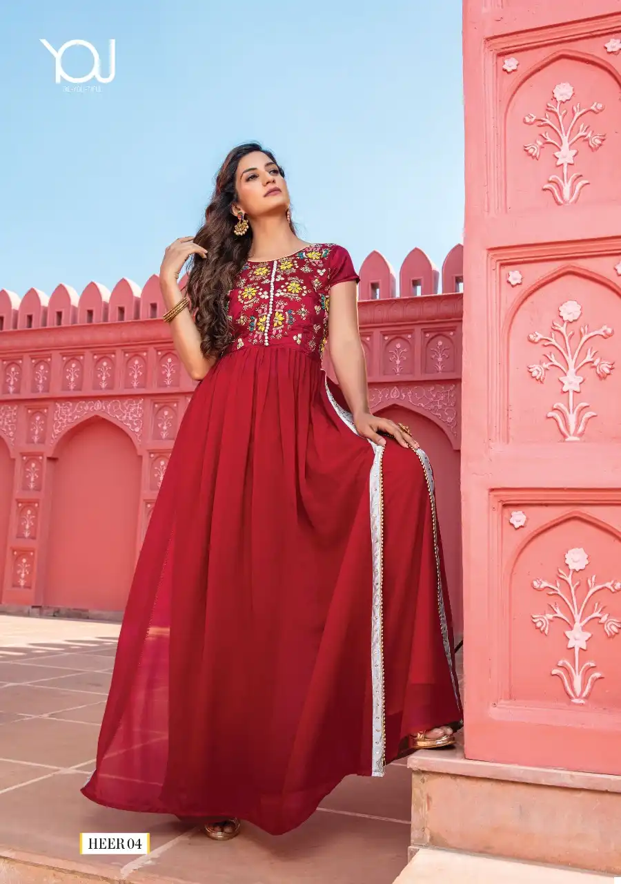 Wanna Heer Heavy &amp; Fancy Fabrics Wholesale Festive Collection Catalog — Wholesale Kurtis, MPA wholesale from Surat — view 4