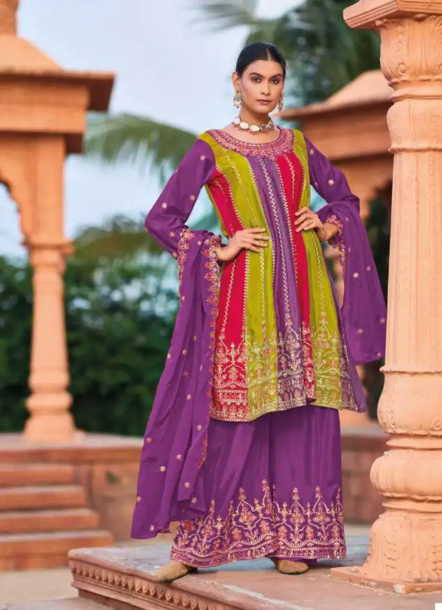 Your Choice Ibiza Heavy Chinon Wholesale Salwar Suit Catalog — Wholesale Salwar Suits, MPA wholesale from Surat - Gallery Image 2