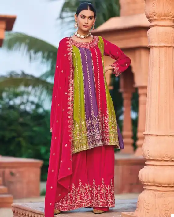 Your Choice Ibiza Heavy Chinon Wholesale Salwar Suit Catalog — Wholesale Salwar Suits, MPA wholesale from Surat — view 1