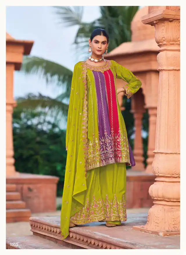 Your Choice Ibiza Heavy Chinon Wholesale Salwar Suit Catalog — Wholesale Salwar Suits, MPA wholesale from Surat - Gallery Image 3