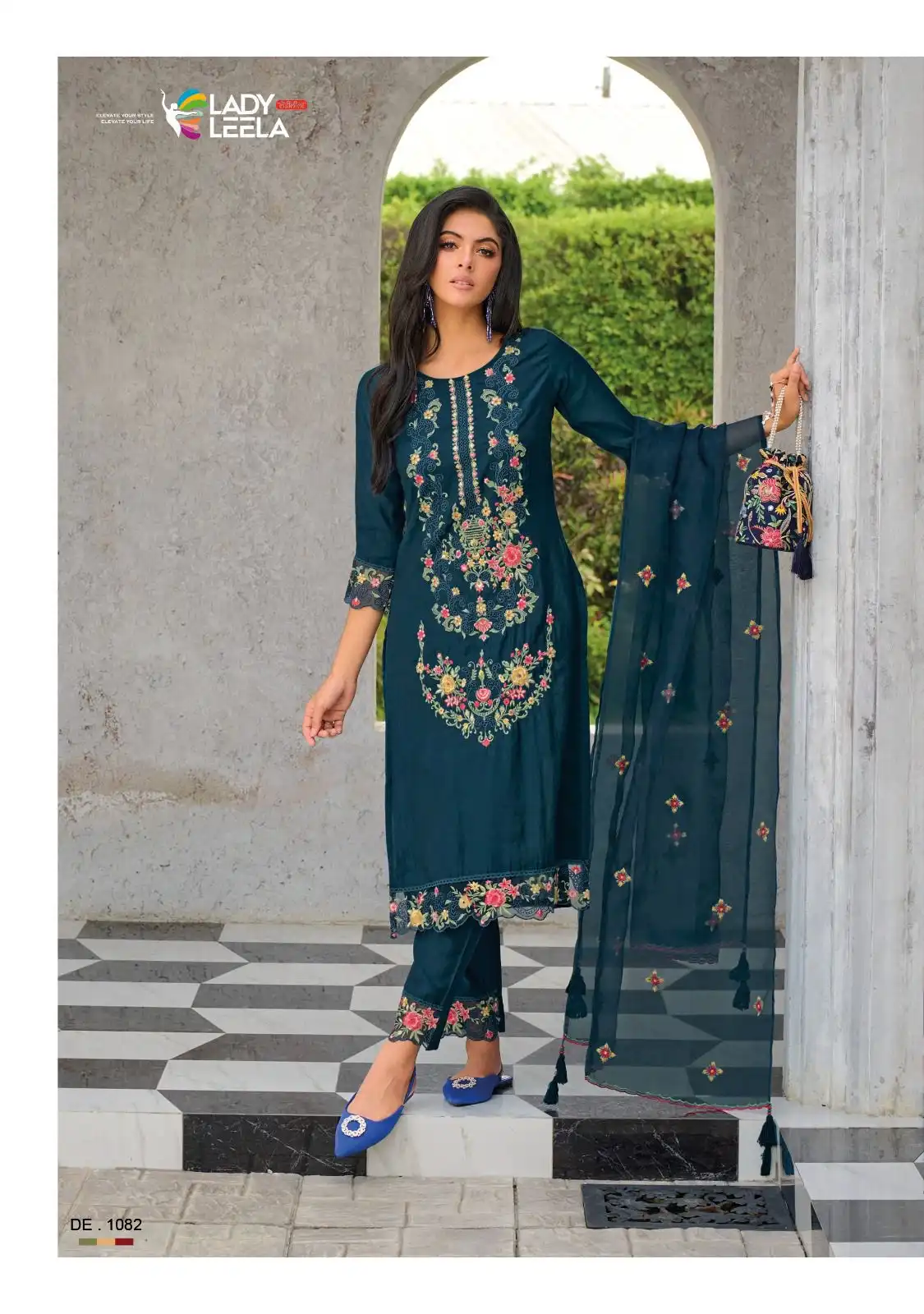 Lady Leela Inaayat Pure Viscose Wholesale Readymade Suits Catalog — Wholesale Salwar Suits, Lady Leela wholesale from Surat - Gallery Image 4