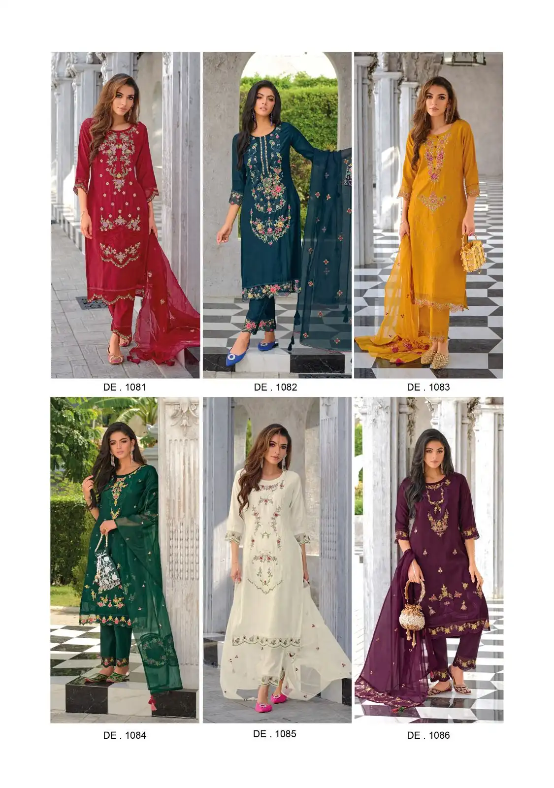 Lady Leela Inaayat Pure Viscose Wholesale Readymade Suits Catalog — Wholesale Salwar Suits, Lady Leela wholesale from Surat — view 8