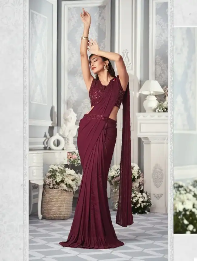 Anmol Innara Vol-04 Lycra Wholesale Readymade Saree Catalog - Image 5