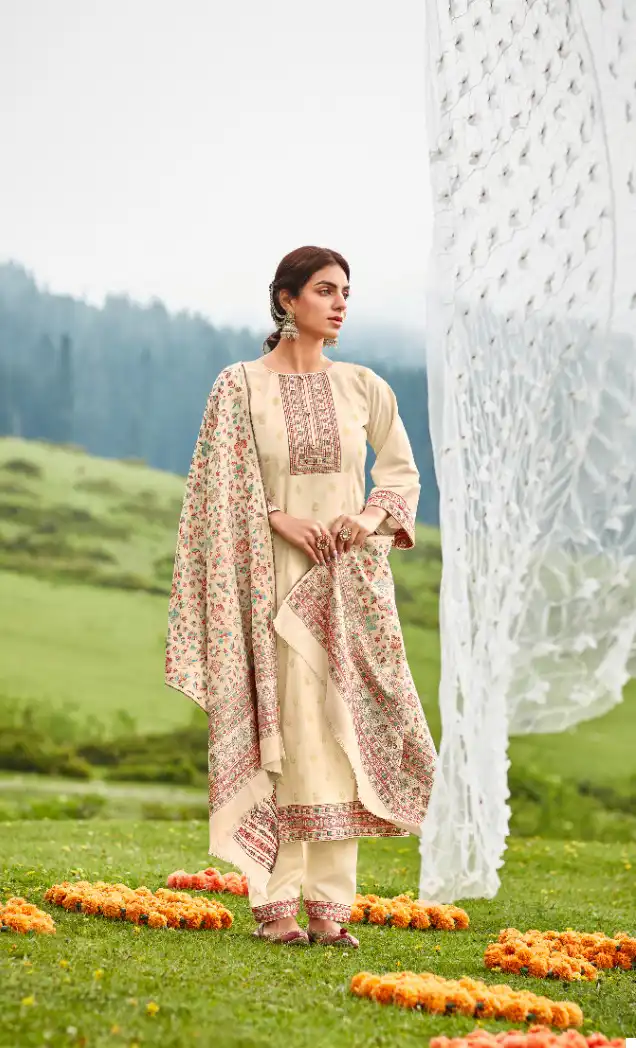Belliza Designer Izaara Pashmina Wholesale Designer Winter Wear Salwar Suit Catalog — Wholesale Salwar Suits, Belliza Designer wholesale from Surat - Gallery Image 4