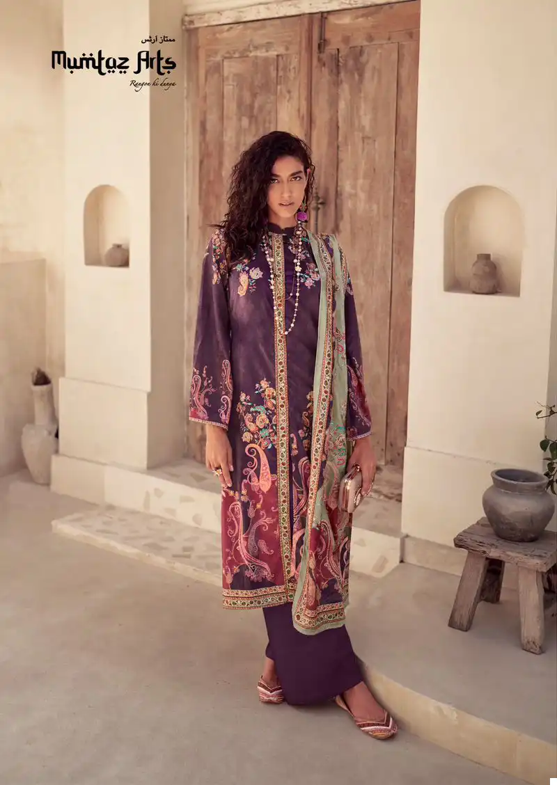 Mumtaz Arts Izhar Velvet Wholesale Designer Winter Wear Salwar Suit Catalog — Wholesale Salwar Suits, MPA wholesale from Surat - Gallery Image 2