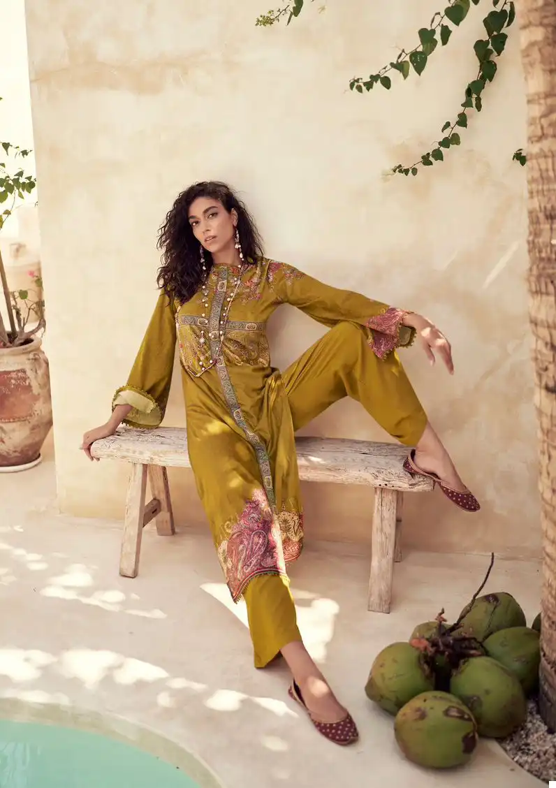 Mumtaz Arts Izhar Velvet Wholesale Designer Winter Wear Salwar Suit Catalog — Wholesale Salwar Suits, MPA wholesale from Surat - Gallery Image 4