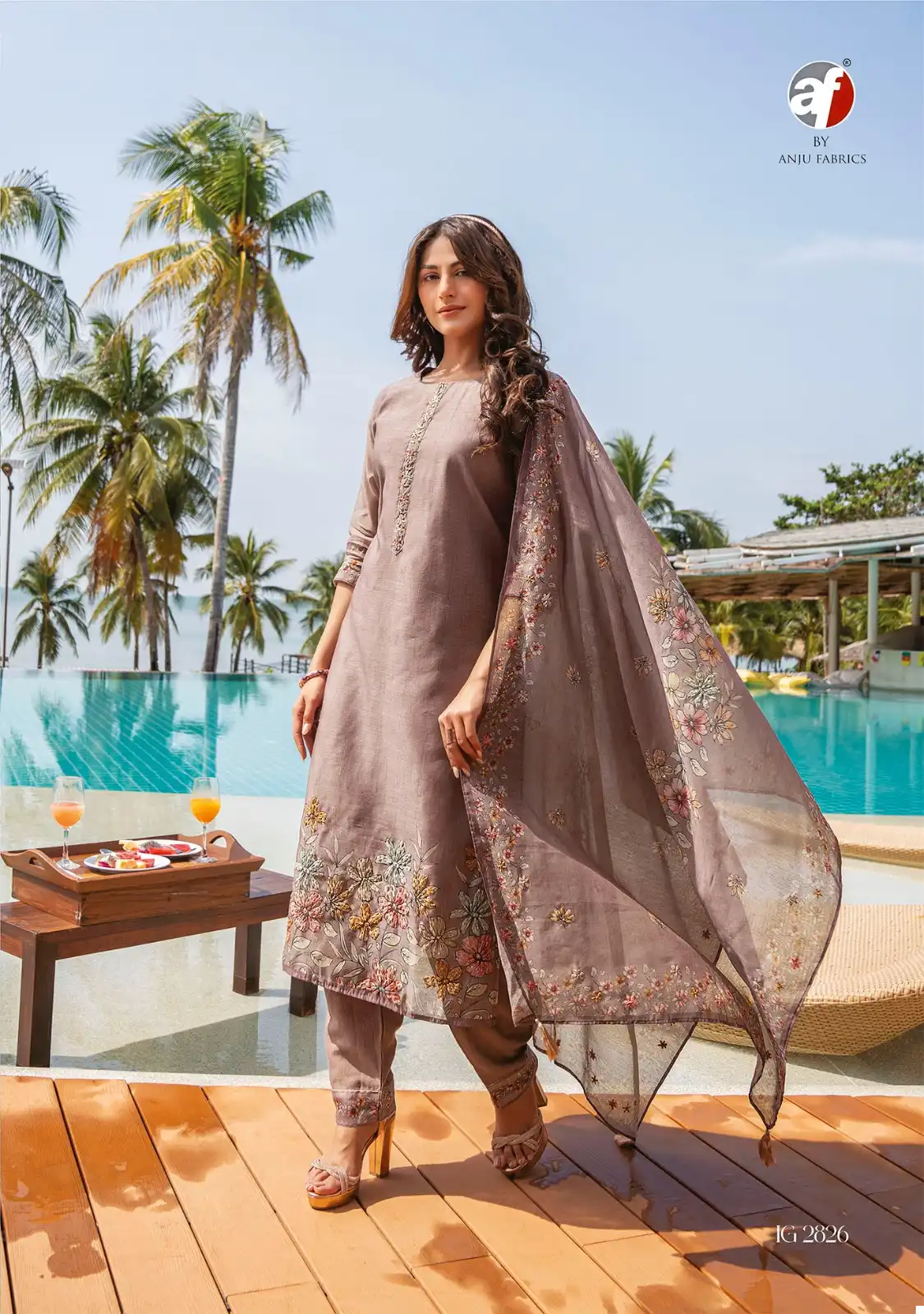 Anju Fabrics Instagirl Vol 4 Pure Modal Silk Wholesale Readymade Suits Catalog - 6 Pcs Set — Wholesale Salwar Suits, MPA wholesale from Surat - Gallery Image 6