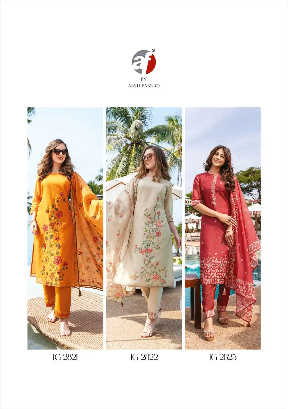 Anju Fabrics Instagirl Vol 4 Pure Modal Silk Wholesale Readymade Suits Catalog - 6 Pcs Set — Wholesale Salwar Suits, MPA wholesale from Surat - Gallery Image 7