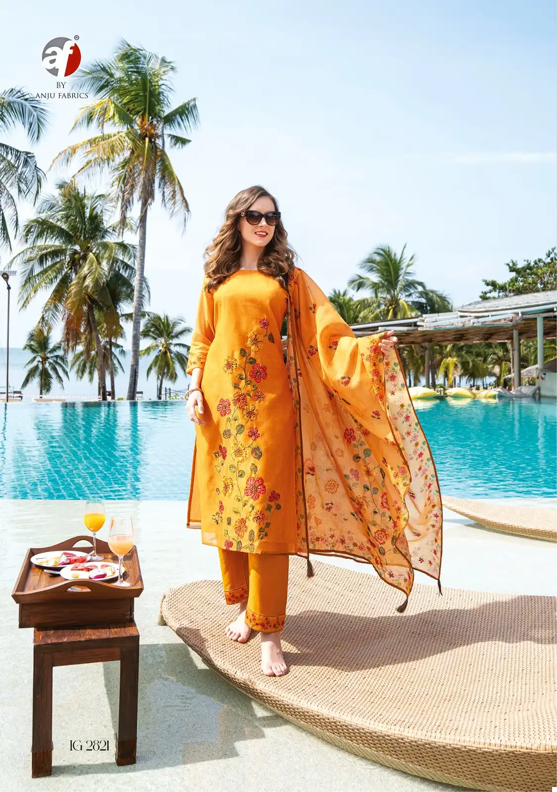 Anju Fabrics Instagirl Vol 4 Pure Modal Silk Wholesale Readymade Suits Catalog - 6 Pcs Set — Wholesale Salwar Suits, MPA wholesale from Surat - Gallery Image 2