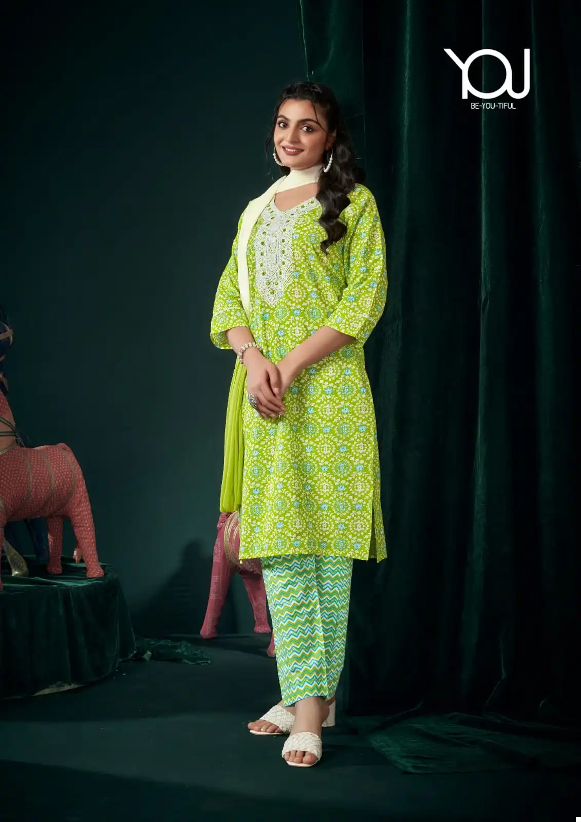 Wanna Ishika Pure Cotton Wholesale Readymade Suit Catalog - 3 Pcs Set — Wholesale Salwar Suits, MPA wholesale from Surat — view 3