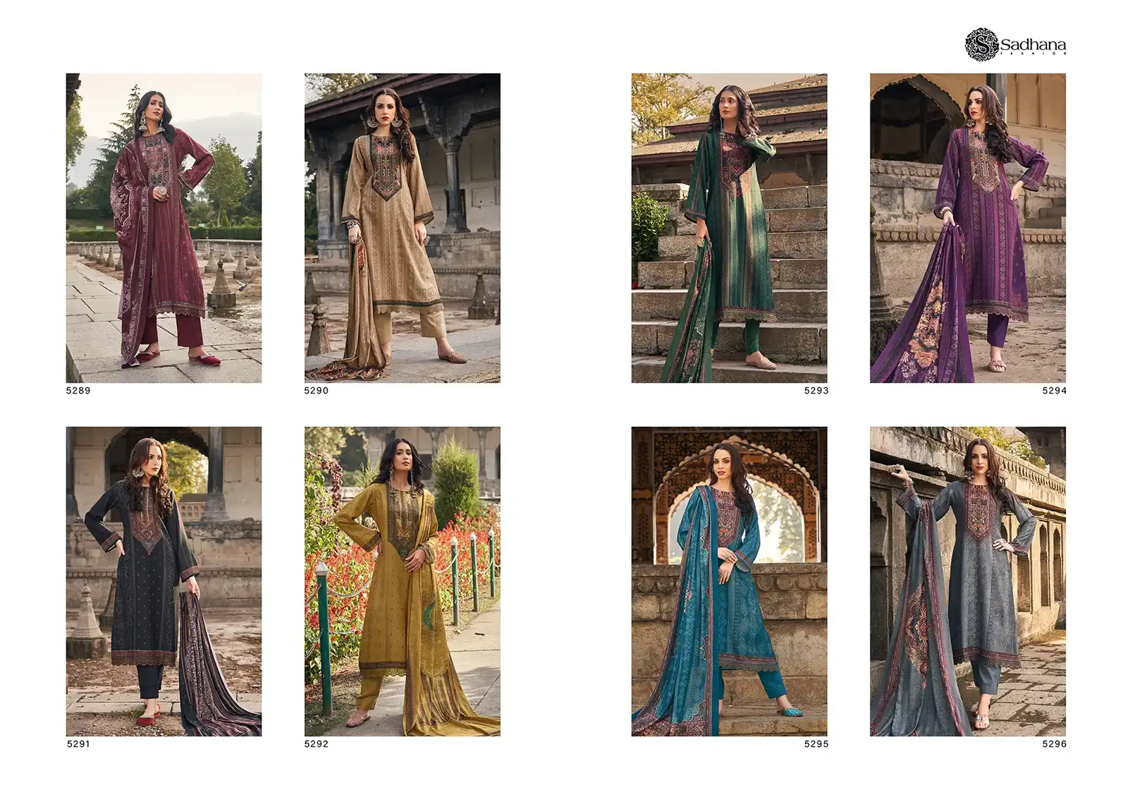 Sadhana Fashion Jaaeza Pashmina Wholesale Designer Winter Wear Salwar Suit Catalog — Wholesale Salwar Suits, MPA wholesale from Surat — view 9