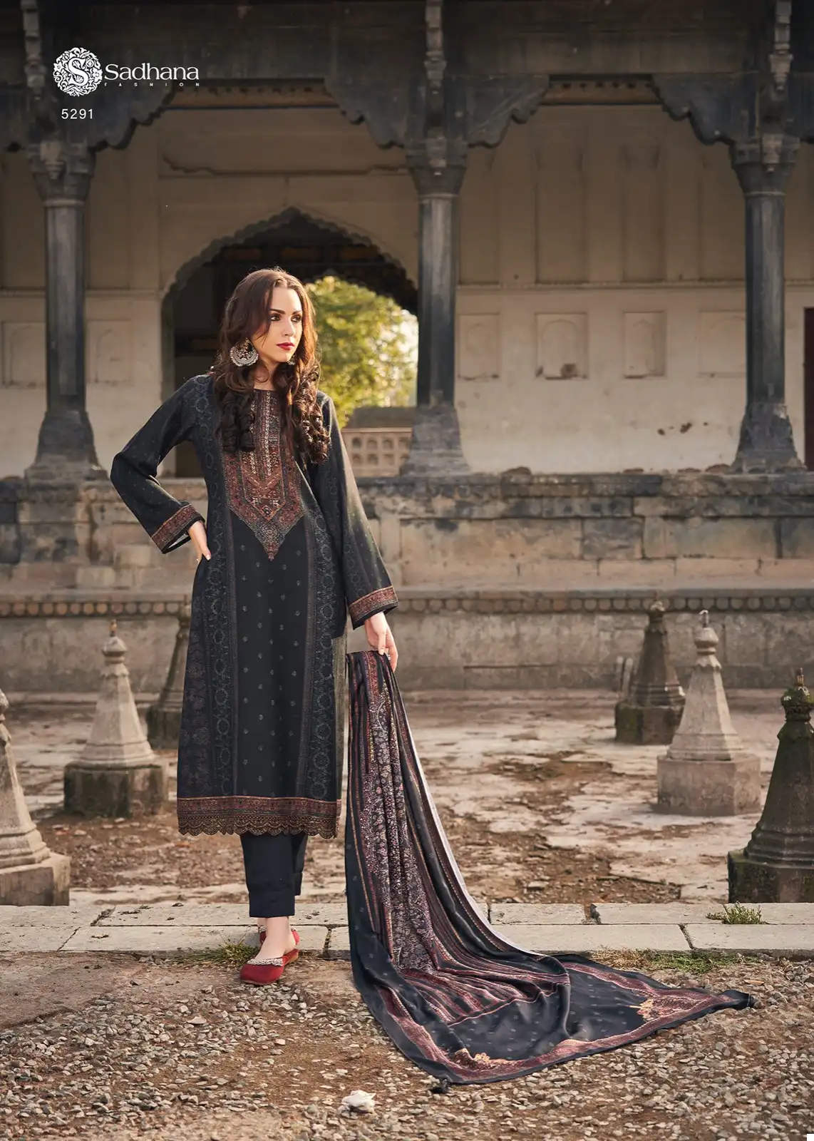 Sadhana Fashion Jaaeza Pashmina Wholesale Designer Winter Wear Salwar Suit Catalog — Wholesale Salwar Suits, MPA wholesale from Surat - Gallery Image 3