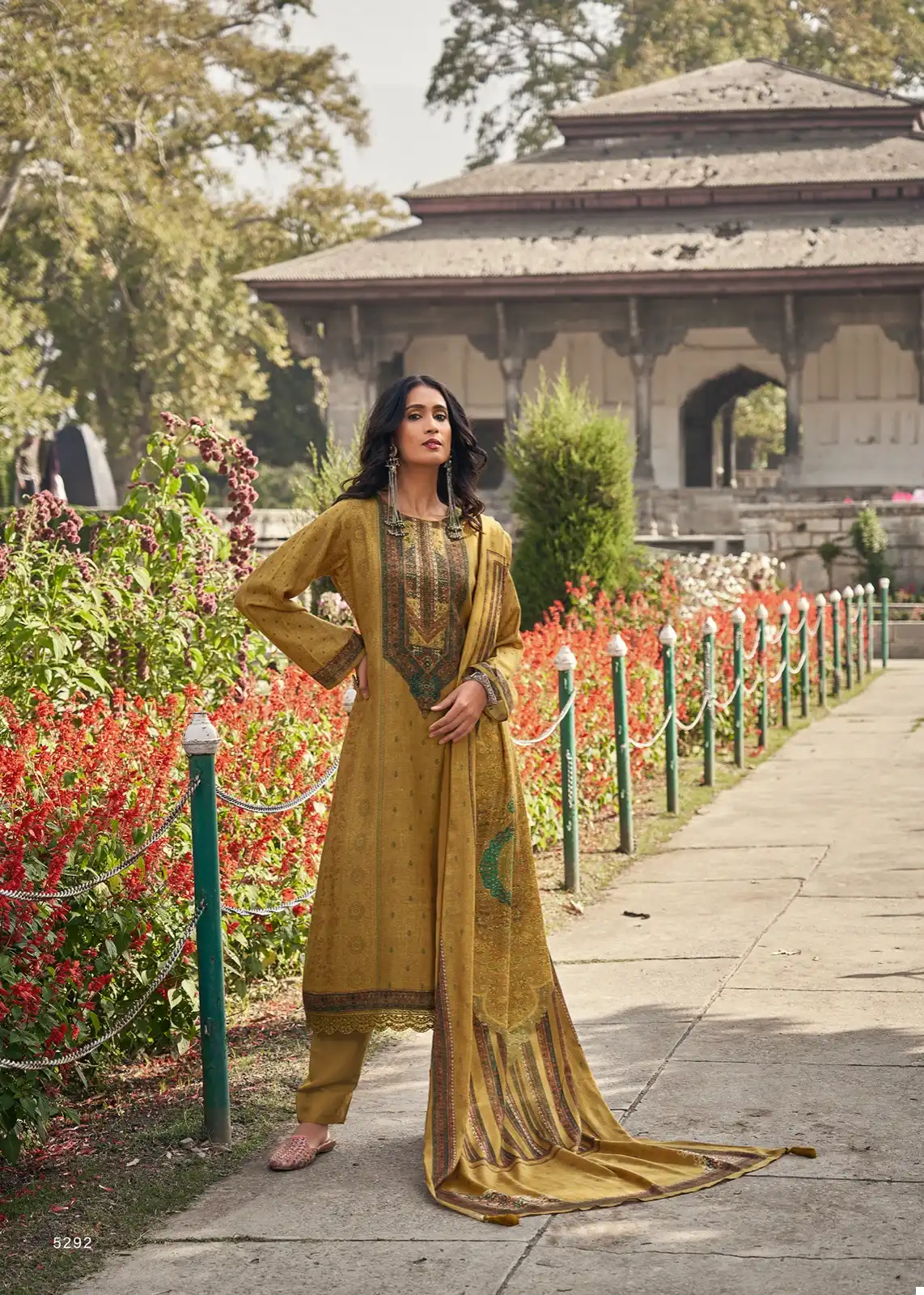 Sadhana Fashion Jaaeza Pashmina Wholesale Designer Winter Wear Salwar Suit Catalog — Wholesale Salwar Suits, MPA wholesale from Surat - Gallery Image 4
