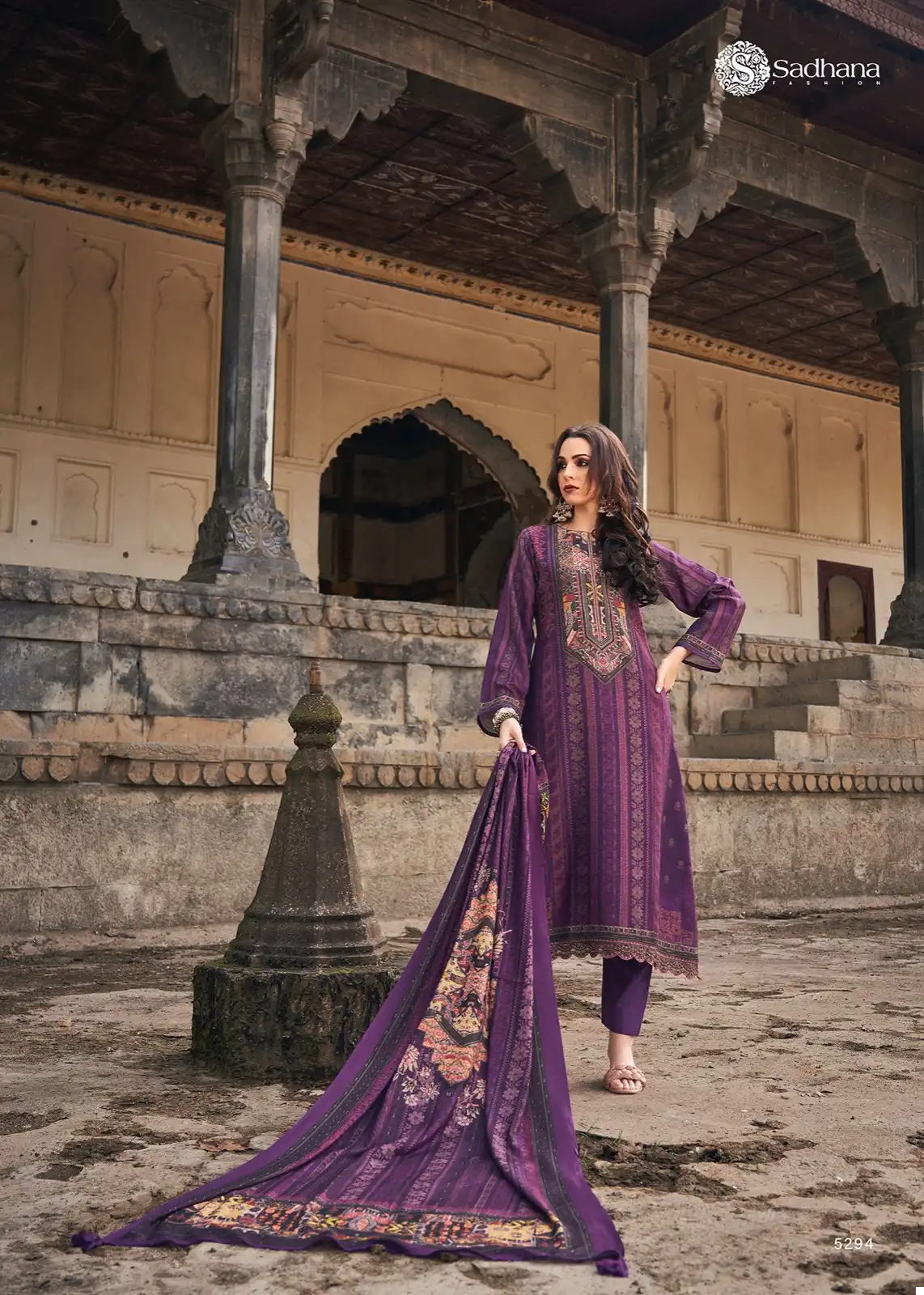 Sadhana Fashion Jaaeza Pashmina Wholesale Designer Winter Wear Salwar Suit Catalog — Wholesale Salwar Suits, MPA wholesale from Surat - Gallery Image 6