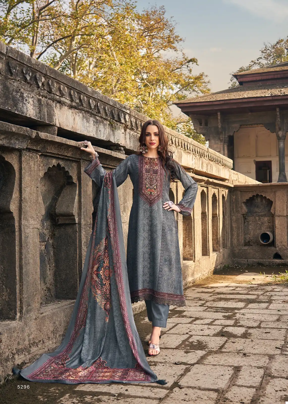 Sadhana Fashion Jaaeza Pashmina Wholesale Designer Winter Wear Salwar Suit Catalog — Wholesale Salwar Suits, MPA wholesale from Surat - Gallery Image 8