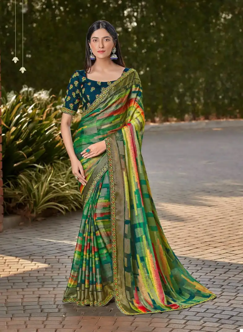 Joh Rivaaj Jacala Vol-630 Fancy Wholesale Saree Catalog — Wholesale Sarees, MPA wholesale from Surat - Gallery Image 12