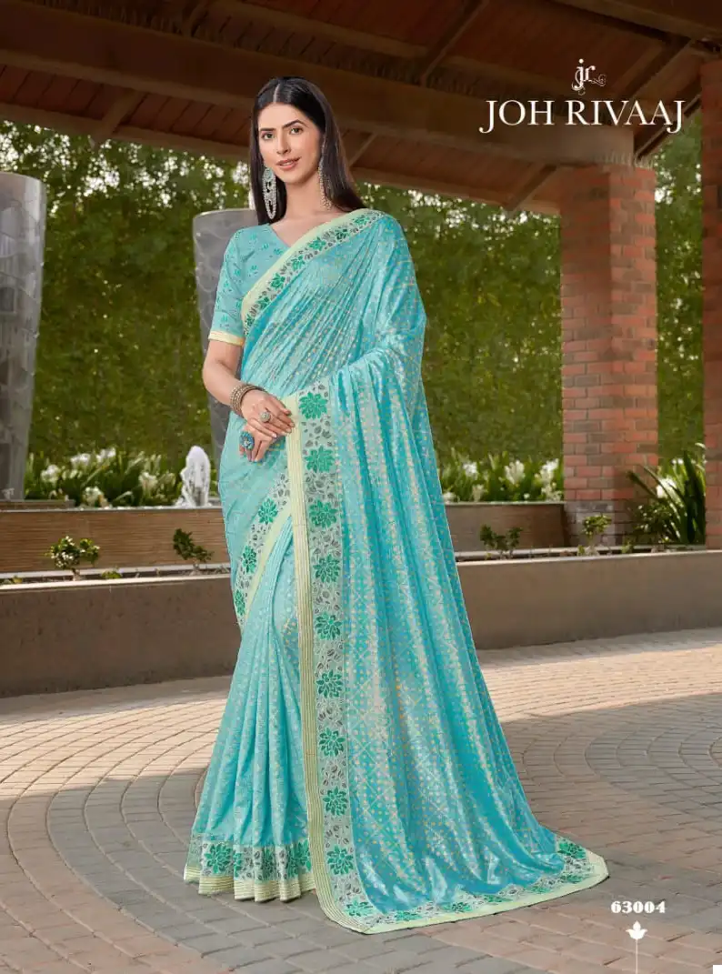 Joh Rivaaj Jacala Vol-630 Fancy Wholesale Saree Catalog — Wholesale Sarees, MPA wholesale from Surat - Gallery Image 2