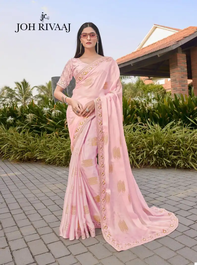 Joh Rivaaj Jacala Vol-630 Fancy Wholesale Saree Catalog — Wholesale Sarees, MPA wholesale from Surat - Gallery Image 10