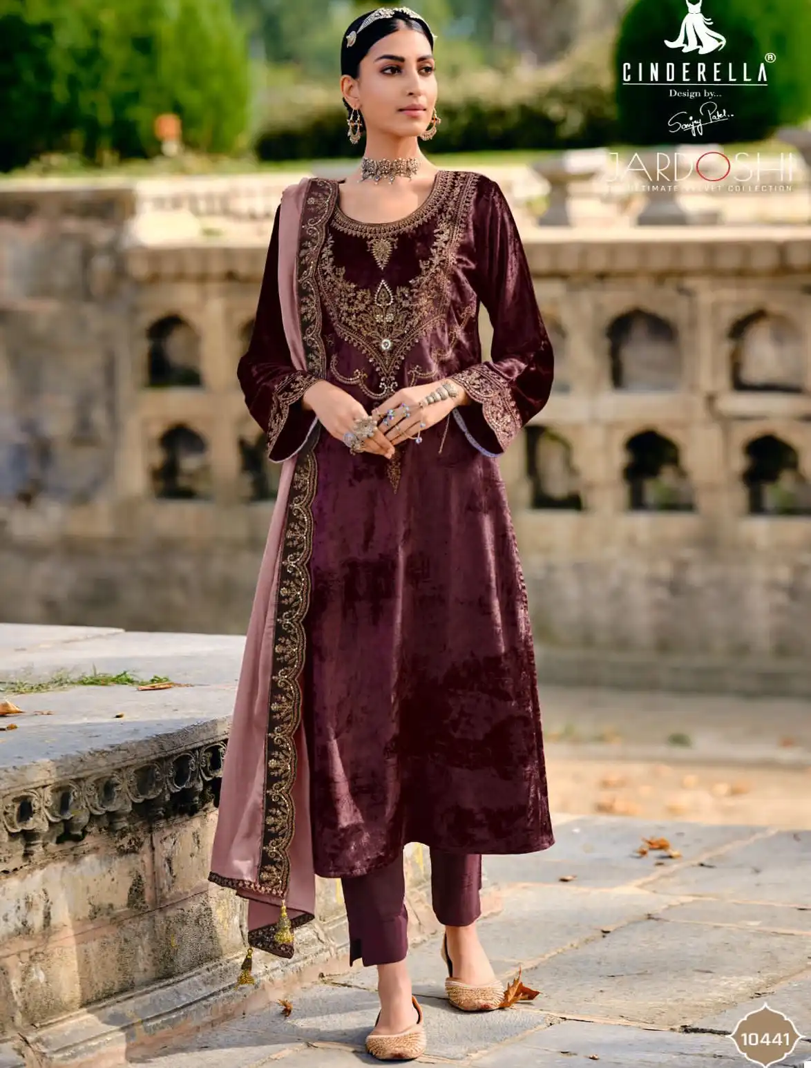 Ibiza Jardoshi Pure Munich Viscose Velvet Wholesale Designer Winter Wear Salwar Suit Catalog — Wholesale Salwar Suits, MPA wholesale from Surat — view 1