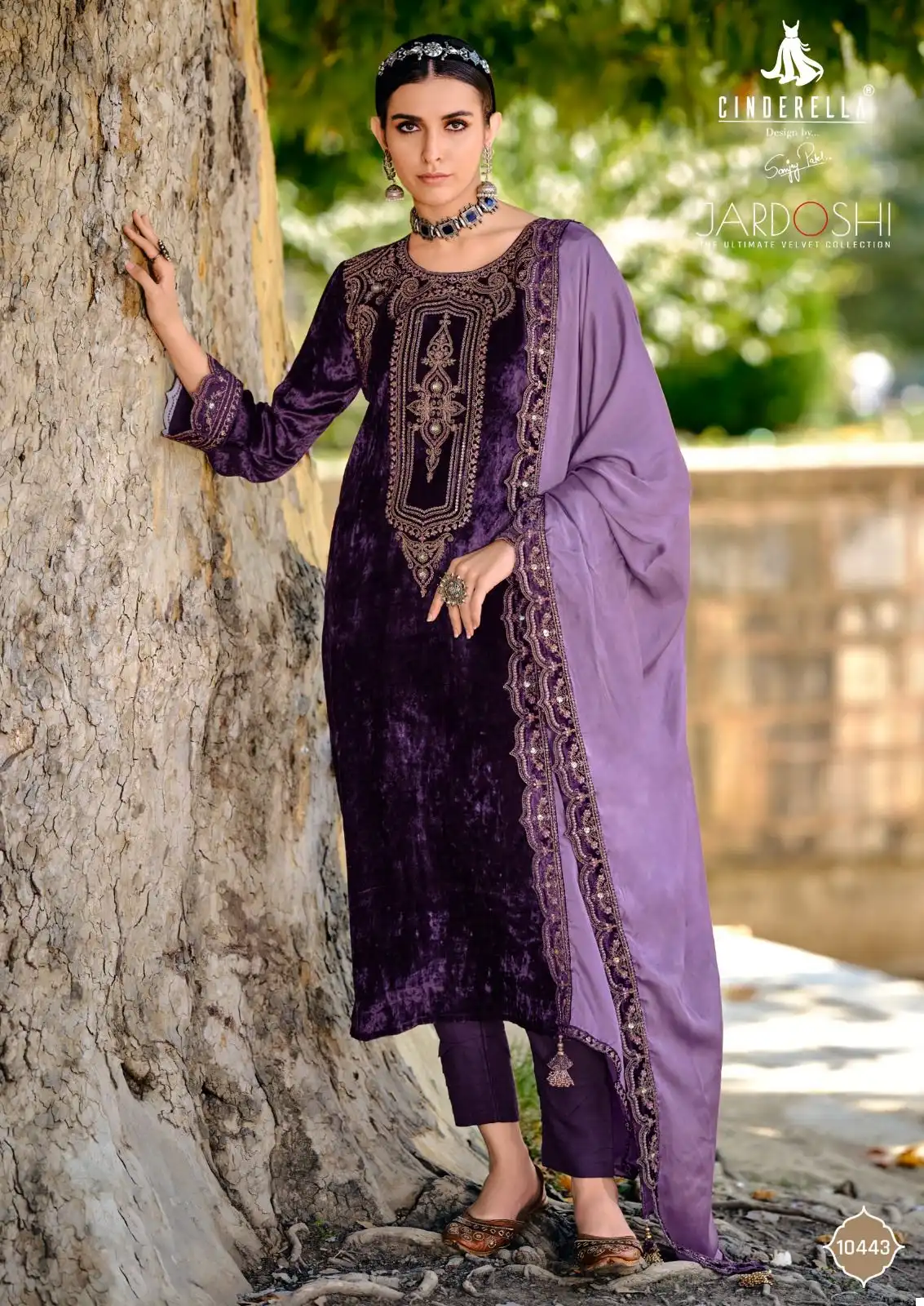 Ibiza Jardoshi Pure Munich Viscose Velvet Wholesale Designer Winter Wear Salwar Suit Catalog — Wholesale Salwar Suits, MPA wholesale from Surat - Gallery Image 2