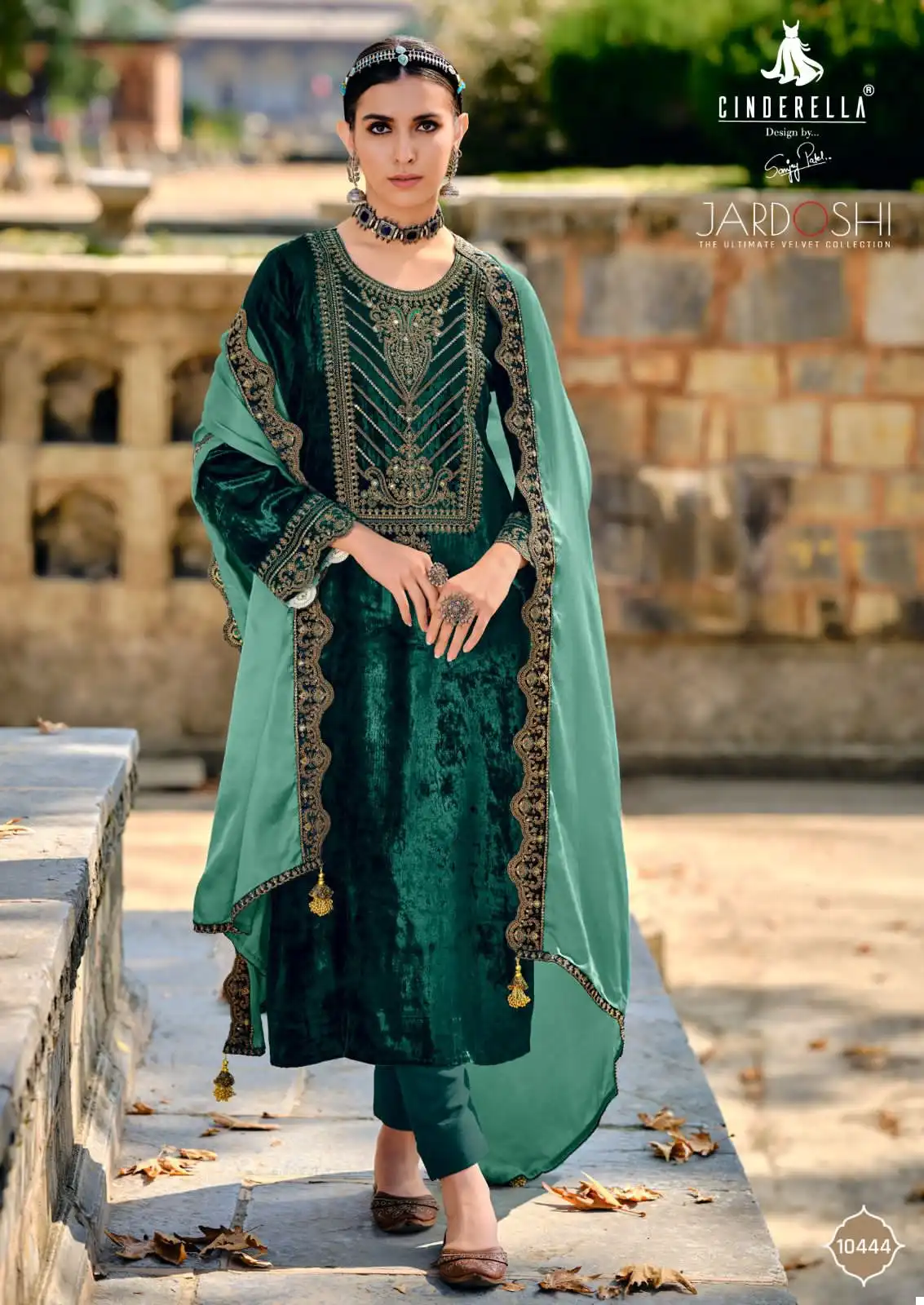 Ibiza Jardoshi Pure Munich Viscose Velvet Wholesale Designer Winter Wear Salwar Suit Catalog — Wholesale Salwar Suits, MPA wholesale from Surat - Gallery Image 6