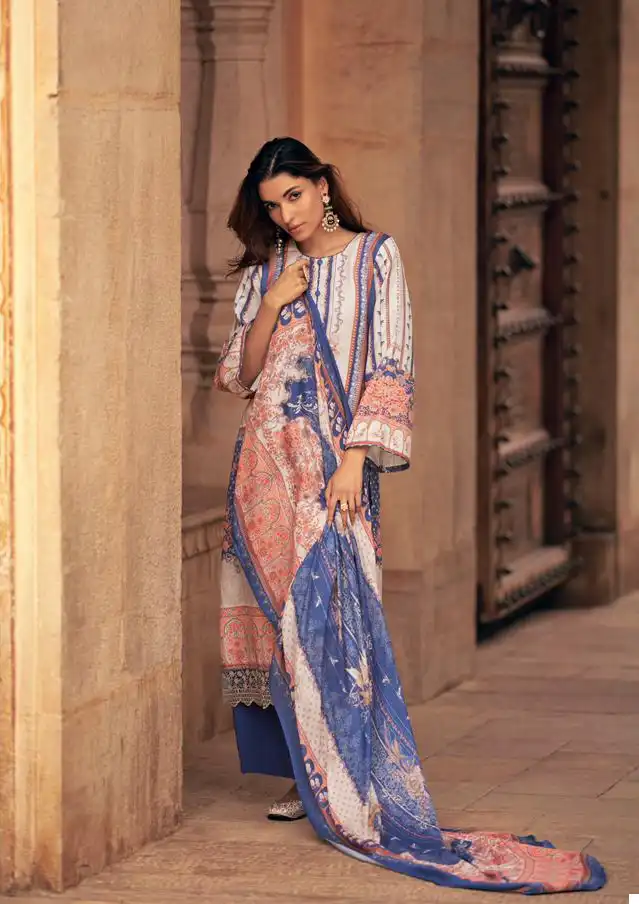 Mumtaz Arts Jashn E Riwaaz Pashmina Wholesale Designer Winter Wear Salwar Suit Catalog — Wholesale Salwar Suits, MPA wholesale from Surat — view 3