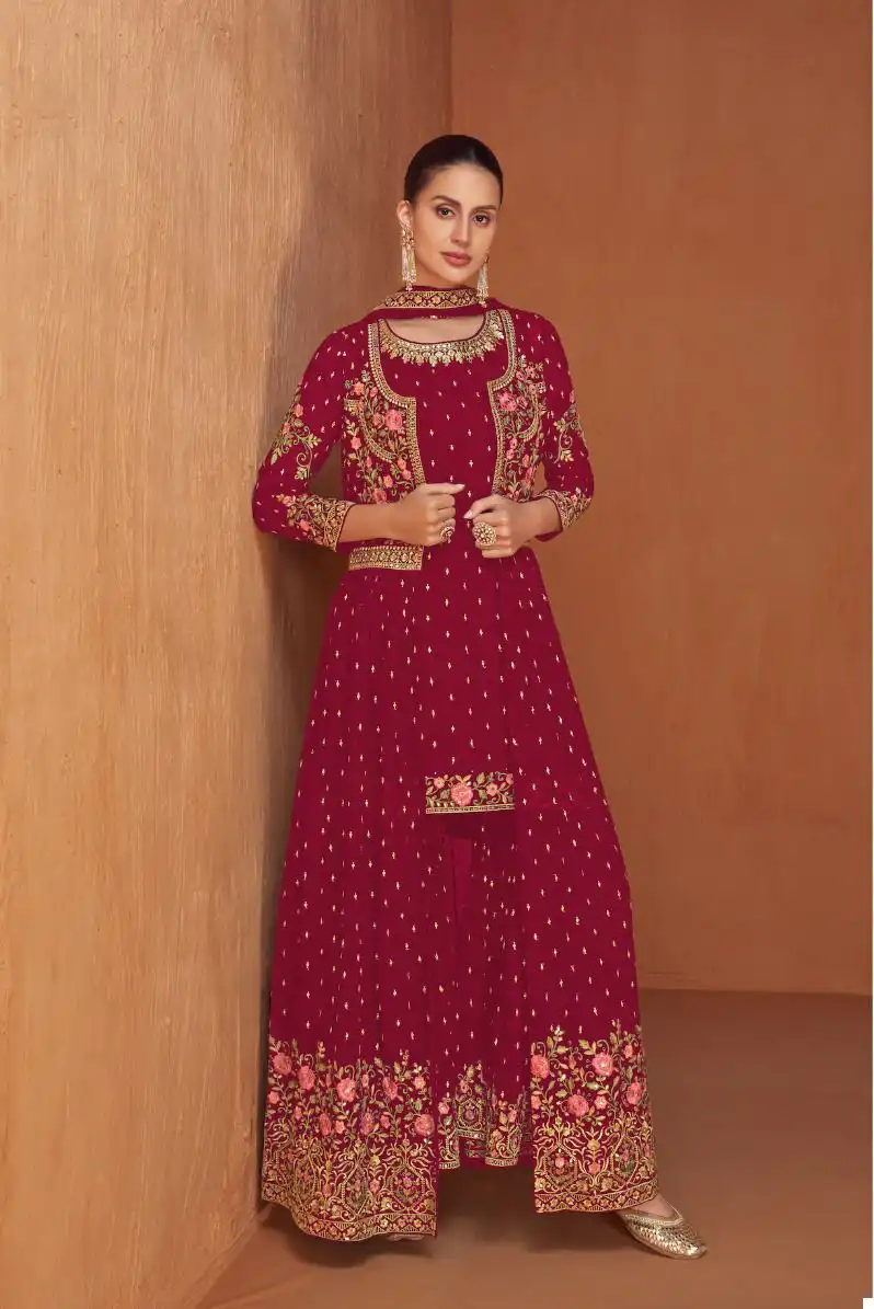 Gulkayra Jasmeen Real Georgette Wholesale Designer Suits Catalog - 4 Pcs Set — Wholesale Salwar Suits, MPA wholesale from Surat - Gallery Image 2