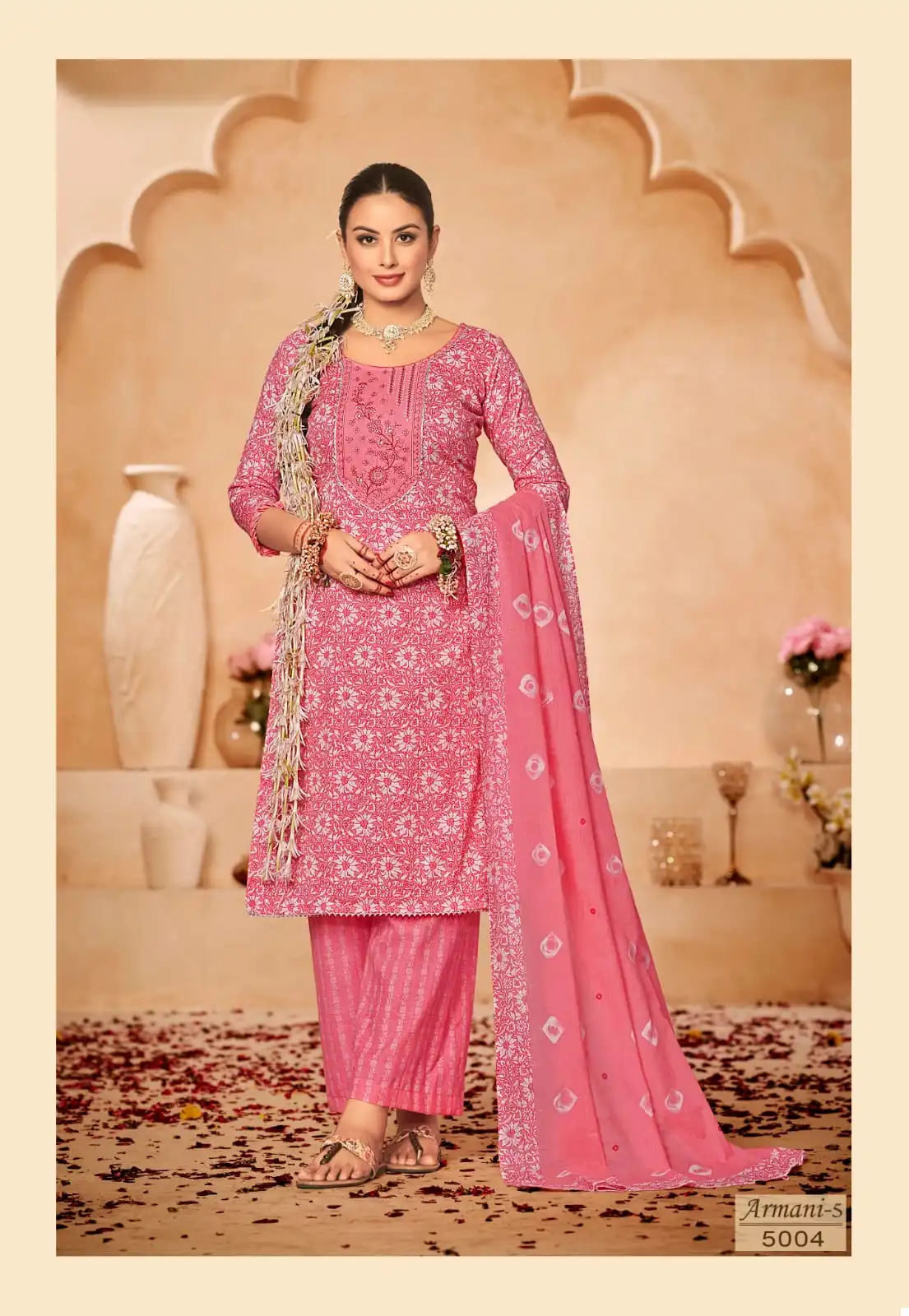 Jt Armani Vol 5 Cotton Wholesale Salwar Suit Catalog — Wholesale Salwar Suits, MPA wholesale from Surat - Gallery Image 9