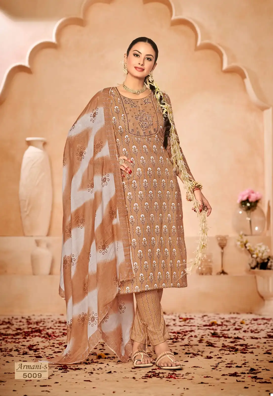 Jt Armani Vol 5 Cotton Wholesale Salwar Suit Catalog — Wholesale Salwar Suits, MPA wholesale from Surat - Gallery Image 2