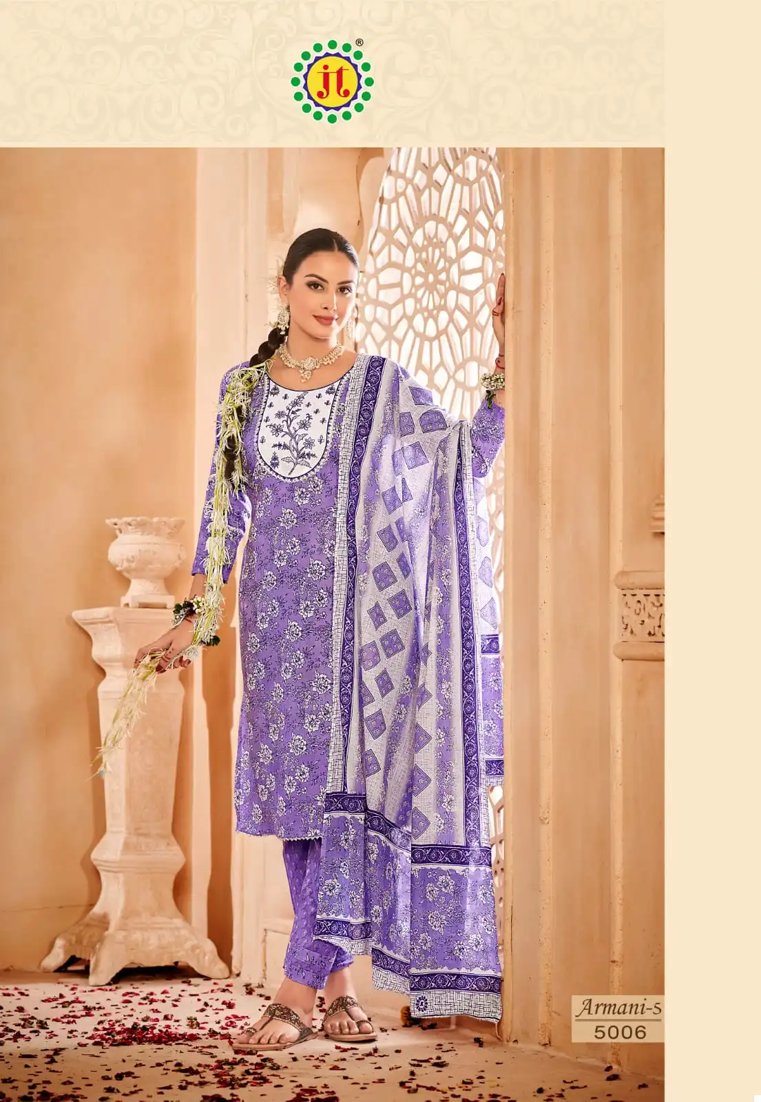 Jt Armani Vol 5 Cotton Wholesale Salwar Suit Catalog — Wholesale Salwar Suits, MPA wholesale from Surat - Gallery Image 6