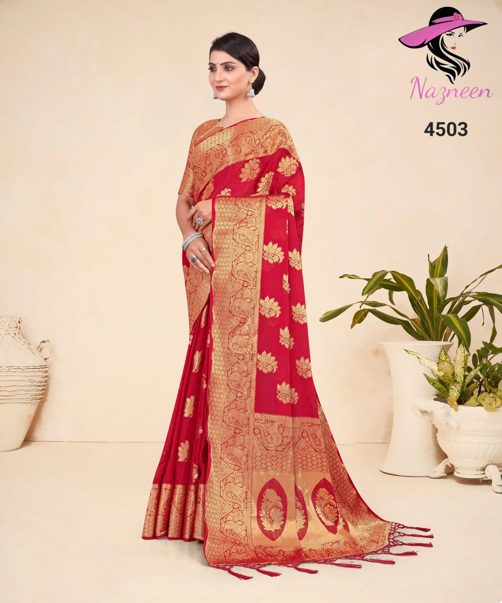 Nazneen Julissa Pure Viscose Wholesale Sarees Catalog — Wholesale Sarees, MPA wholesale from Surat - Gallery Image 7