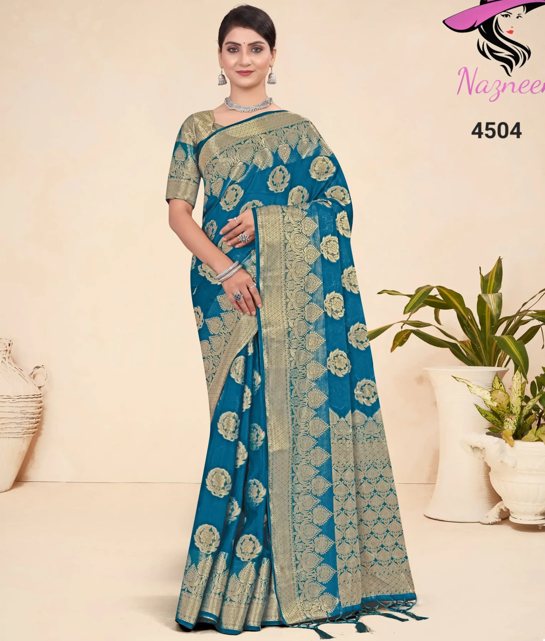 Nazneen Julissa Pure Viscose Wholesale Sarees Catalog — Wholesale Sarees, MPA wholesale from Surat — view 1